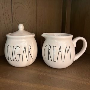 Rae Dunn Sugar and Cream Set